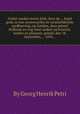 Onder-aardze storm-klok, door de ... hand gods, in een onverwachte en verschrikkelyke aardbeeving, op Zardam, door geheel Holland, en nog meer andere provincien, landen en plaatsen, geluid: den 18. September,... 1692..., By Georg Henrik Petri 
