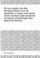 De toe-komste van den Heyligen Gheest over de Apostelen `t samen met hunne eerste wercken ende mirakelen tot hunne verdeylinghe door geheel de Wereld..., By G Kockaert 