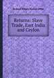 Returns: Slave Trade, East India and Ceylon, By Great Britain. Foreign Office 
