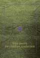 Easy poetry for children, a selection, By Easy poetry 