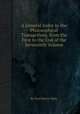 A General Index to the Philosophical Transactions, from the First to the End of the Seventieth Volume, By Paul Henry Maty 