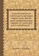 Commentariorum continuatio ad leges regias nunc denuo post recopilationem regiam in curiis [et] extra constitutas ..., By Alfonso de Acevedo 