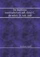 De legitimo contradictore adl. final C. de edict. D. Adr. toll, By Cesare Argeli 