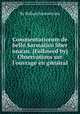 Commentariorum de bello Sarmatico liber unicus. [Followed by] Observations sur l`ouvrage en gйnйral, By Bellum Sarmaticum 