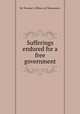 Sufferings endured for a free government, By Thomas L. Wilson (of Tennessee.) 