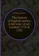The history of English poetry. A full repr. of ed., London 1778 & 1781, By Thomas Warton 