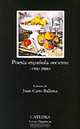 Poesia Espanola reciente (1980-2000), Collectif 