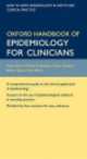 Oxford Handbook of Epidemiology for Clinicians, Helen Ward 