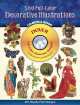 500 full-color decorative illustrations (+CD), Dover 