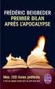 Premier bilan apres l'apocalypse, Beigbeder Frederic 