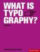 What is Typography? New, David Jury 