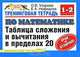 Тренинговая тетрадь по математике. Таблица сложения и вычитания в пределах 20. 1-2 классы, О. В. Узорова, Е. А. Нефедова 