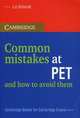 Common mistakes at PET and how to avoid them, Лиз Дрисколл 