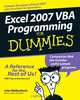 Excel® 2007 VBA Programming For Dummies®, John Walkenbach 