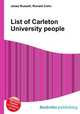 List of Carleton University people, Jesse Russell,Ronald Cohn 