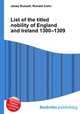 List of the titled nobility of England and Ireland 1300–1309, Jesse Russell,Ronald Cohn 