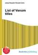 List of Venom titles, Jesse Russell,Ronald Cohn 