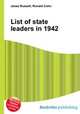 List of state leaders in 1942, Jesse Russell,Ronald Cohn 