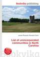 List of unincorporated communities in North Carolina, Jesse Russell,Ronald Cohn 