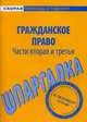 Шпаргалка по гражданскому праву. Части вторая и третья, 