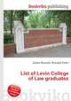 List of Levin College of Law graduates, Jesse Russell,Ronald Cohn 