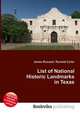 List of National Historic Landmarks in Texas, Jesse Russell,Ronald Cohn 