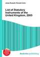 List of Statutory Instruments of the United Kingdom, 2005, Jesse Russell,Ronald Cohn 