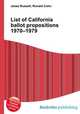 List of California ballot propositions 1970–1979, Jesse Russell,Ronald Cohn 
