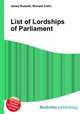 List of Lordships of Parliament, Jesse Russell,Ronald Cohn 