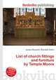 List of church fittings and furniture by Temple Moore, Jesse Russell,Ronald Cohn 