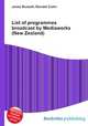 List of programmes broadcast by Mediaworks (New Zealand), Jesse Russell,Ronald Cohn 