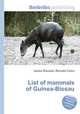 List of mammals of Guinea-Bissau, Jesse Russell,Ronald Cohn 