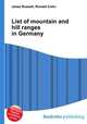 List of mountain and hill ranges in Germany, Jesse Russell,Ronald Cohn 