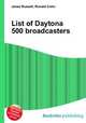 List of Daytona 500 broadcasters, Jesse Russell,Ronald Cohn 