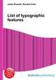List of typographic features, Jesse Russell,Ronald Cohn 