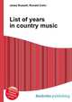 List of years in country music, Jesse Russell,Ronald Cohn 