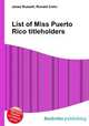 List of Miss Puerto Rico titleholders, Jesse Russell,Ronald Cohn 