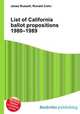 List of California ballot propositions 1980–1989, Jesse Russell,Ronald Cohn 