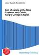 List of carols at the Nine Lessons and Carols, King