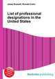 List of professional designations in the United States, Jesse Russell,Ronald Cohn 