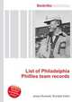 List of Philadelphia Phillies team records, Jesse Russell,Ronald Cohn 