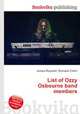 List of Ozzy Osbourne band members, Jesse Russell,Ronald Cohn 