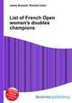 List of French Open women