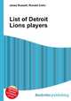 List of Detroit Lions players, Jesse Russell,Ronald Cohn 