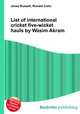 List of international cricket five-wicket hauls by Wasim Akram, Jesse Russell,Ronald Cohn 
