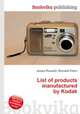 List of products manufactured by Kodak, Jesse Russell,Ronald Cohn 