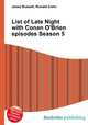 List of Late Night with Conan O