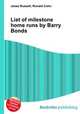 List of milestone home runs by Barry Bonds, Jesse Russell,Ronald Cohn 