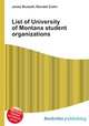 List of University of Montana student organizations, Jesse Russell,Ronald Cohn 