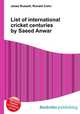 List of international cricket centuries by Saeed Anwar, Jesse Russell,Ronald Cohn 